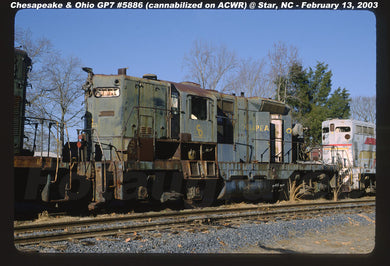 Chesapeake & Ohio (C&O) #5886 GP7