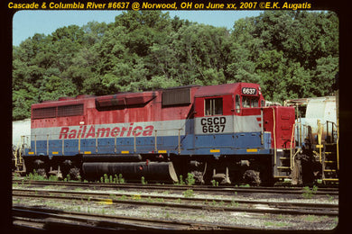 Cascade & Columbia River (CSCD) #6637 GP40