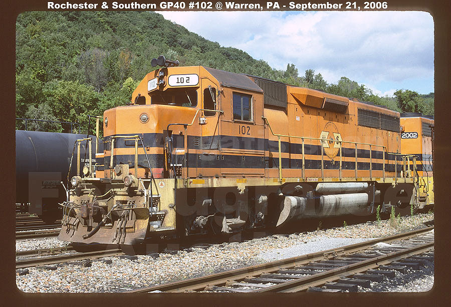 Rochester & Southern (RSR) #102 GP40